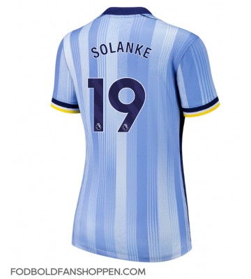 Tottenham Hotspur Dominic Solanke #19 Udebanetrøje Dame 2024-25 Kortærmet